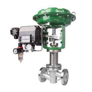 Válvula de Globo Neumática de Control con Diafragma DN50 WCB SS304, Válvula de Control Neumática con Posicionador - Product Image 2