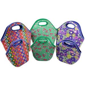 Tùy chỉnh Neoprene Túi ăn trưa cách điện Cooler túi nhiệt và không thấm nước ăn trưa container với thăng hoa Ăn Trưa Tote Túi - Product Image 5