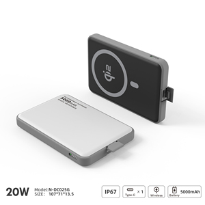 <span class=keywords><strong>Batterie</strong></span> <span class=keywords><strong>externe</strong></span> portable sans fil magnétique étanche IP67 5000mAh 20W PD PPS à charge rapide - Product Image 3