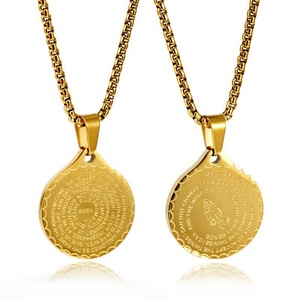 Nouveau Collier Pendentif en Acier Inoxydable Poli Miroir Anti-ternissement Personnalisé Vente en Gros 2024 - Product Image 1