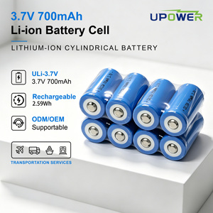 Batterie lithium rechargeable ULi 3.7V 700mAh, cellule <span class=keywords><strong>Cr</strong></span> <span class=keywords><strong>123a</strong></span>, pack de batteries CR2 CR123A cylindriques pour vélo électrique, scooter électrique - Product Image 1