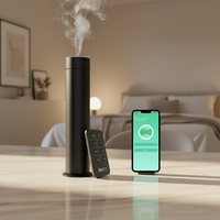 Diffuseur d'huiles essentielles intelligent 2026 au design minimaliste, sans fil, 150 ml, avec télécommande, pour table