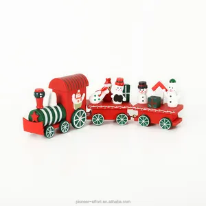 24Cm Bằng Gỗ Train Trang Trí Giáng Sinh Trang Trí Xmas Trung Tâm Mua Sắm Cửa Hàng Cửa Sổ Máy Tính Để Bàn Đồ Trang Trí Cho Trẻ em' Quà Tặng