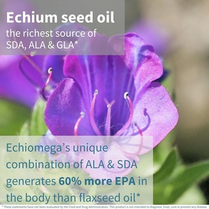 Cápsulas de Aceite de Semilla de Echium de Marca Privada de Alta Calidad, Refuerzo del Sistema Inmunitario, Apoyo para la Salud del Cerebro, la Piel, el Corazón y la Visión - Product Image 3