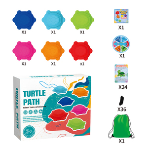 JinYing - Juguetes Sensoriales de Equilibrio con Forma de Estrella de Mar y Tortuga para Niños de 3+ Años, Piedras de Colores para Caminar - Product Image 3