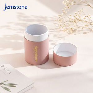 Emballage en tube kraft avec impression de logo en couleur personnalisée, cylindre en carton gaufré, boîte en tube de carton pour huile essentielle, cosmétique - Product Image 5
