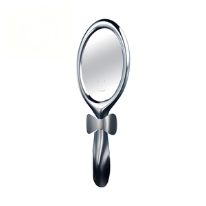 <span class=keywords><strong>Specchio</strong></span> Decorativo a Forma di Lecca-lecca con Fiocco, Scultura da Parete in Acciaio Inossidabile Lucidato per Camere dei Bambini e Ambienti Commerciali - Product Image 1