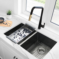 Robinet de cuisine américain à bec extractible en laiton, robinet mélangeur d'eau, Griferia Monocomando Cocina
