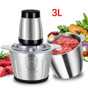 commercial mincer electric meat and vegetable chopper grinders food choppers slicers powerful 3l stainless steel meat grinder