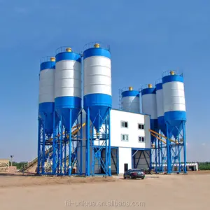 Китай Цена по прейскуранту завода-изготовителя HZS120 120 m3/ч двухвальный Бетономешалка бетонный завод на продажу
