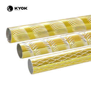 KYOK Vente en gros <span class=keywords><strong>Tringle</strong></span> à <span class=keywords><strong>rideau</strong></span> gravée dorée en fer du Guangdong moderne - Product Image 4