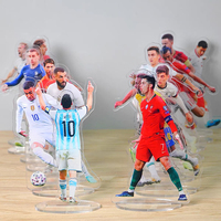 Standee personnalisé en acrylique épais avec impression de personnage d'anime, standee en plastique de star de football