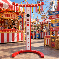 Machine de jeu de réaction rapide Thème Carnaval Défi interactif de réaction pour la location d'événements, les fêtes, les stands de carnaval, les FEC