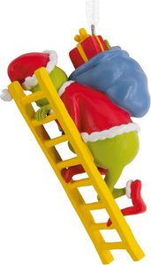 Ornement <span class=keywords><strong>de</strong></span> Noël suspendu en résine en forme d'échelle <span class=keywords><strong>de</strong></span> Dr. Seuss, style <span class=keywords><strong>classique</strong></span>, cadeau sur le thème du <span class=keywords><strong>film</strong></span> - Product Image 5