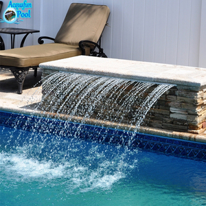 Características del agua, jardines, <span class=keywords><strong>cascada</strong></span>, fuente de agua de pared, al aire libre, cascadas artificiales para jardín - Product Image 4