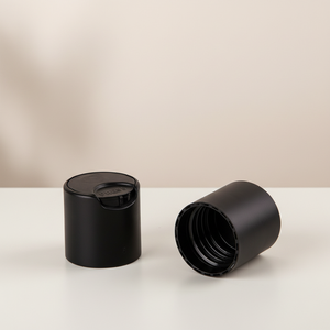 Tappo a pressione in PP nero/bianco da 8mm, 20mm, 24mm, 410 con coperchio a disco per confezioni cosmetiche - Product Image 2