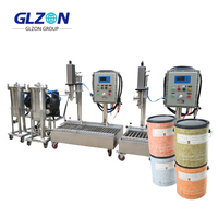 Machine de remplissage semi-automatique de bidons de peinture avec pompe et filtre pour applications de liquides visqueux