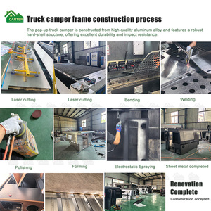 Camper per Pickup Quian Hyperlion con Tetto a Doppia Apertura, Progettato Appositamente per Campeggio Fuoristrada - Product Image 3