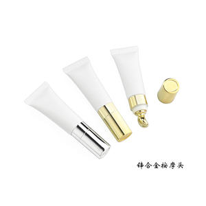 Contenants vides pour gloss à lèvres personnalisés, nouveau design, <span class=keywords><strong>tube</strong></span> souple à presser, 10 ml, 15 ml, 20 ml, blanc avec différents applicateurs - Product Image 4