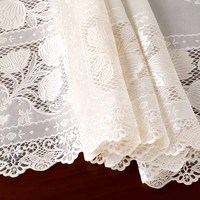 Nappe en plastique à dentelle Boen, très vendue pour les fêtes et les mariages, avec dentelle