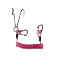 Plongée sous-marine 316 acier inoxydable ressort bobine lanière Reef crochet accessoires de plongée