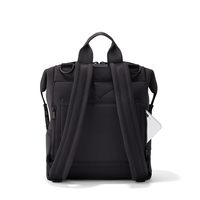 Sac à dos de voyage pour couches de bébé avec logo personnalisé, imperméable, doublure en néoprène, fermeture éclair, sac à couches de voyage pour bébé