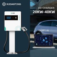 XUDIANTONG 30kw 60kw Wallbox V2g Chargeur rapide DC pour véhicules électriques OEM CCS Bidirectionnel Station de recharge pour véhicules électriques