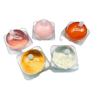 Private label Collagen Jelly brightening face cleansing puff amino acid Australian magic Dragon Ball washing ball handmade soap