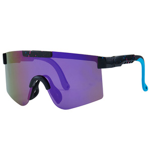 Lunettes de <span class=keywords><strong>soleil</strong></span> de vélo économiques marque de vélo en plein air logo personnalisé conduite course UV400 lunettes de <span class=keywords><strong>soleil</strong></span> de sport coupe-vent - Product Image 4