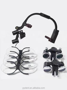Lupa <span class=keywords><strong>Dental</strong></span> 2.5X 3.5X con Lupa Binocular, Mecanismo de Metal con Luz de Cabeza de Cirujano para Uso de <span class=keywords><strong>Dentista</strong></span> - Product Image 2