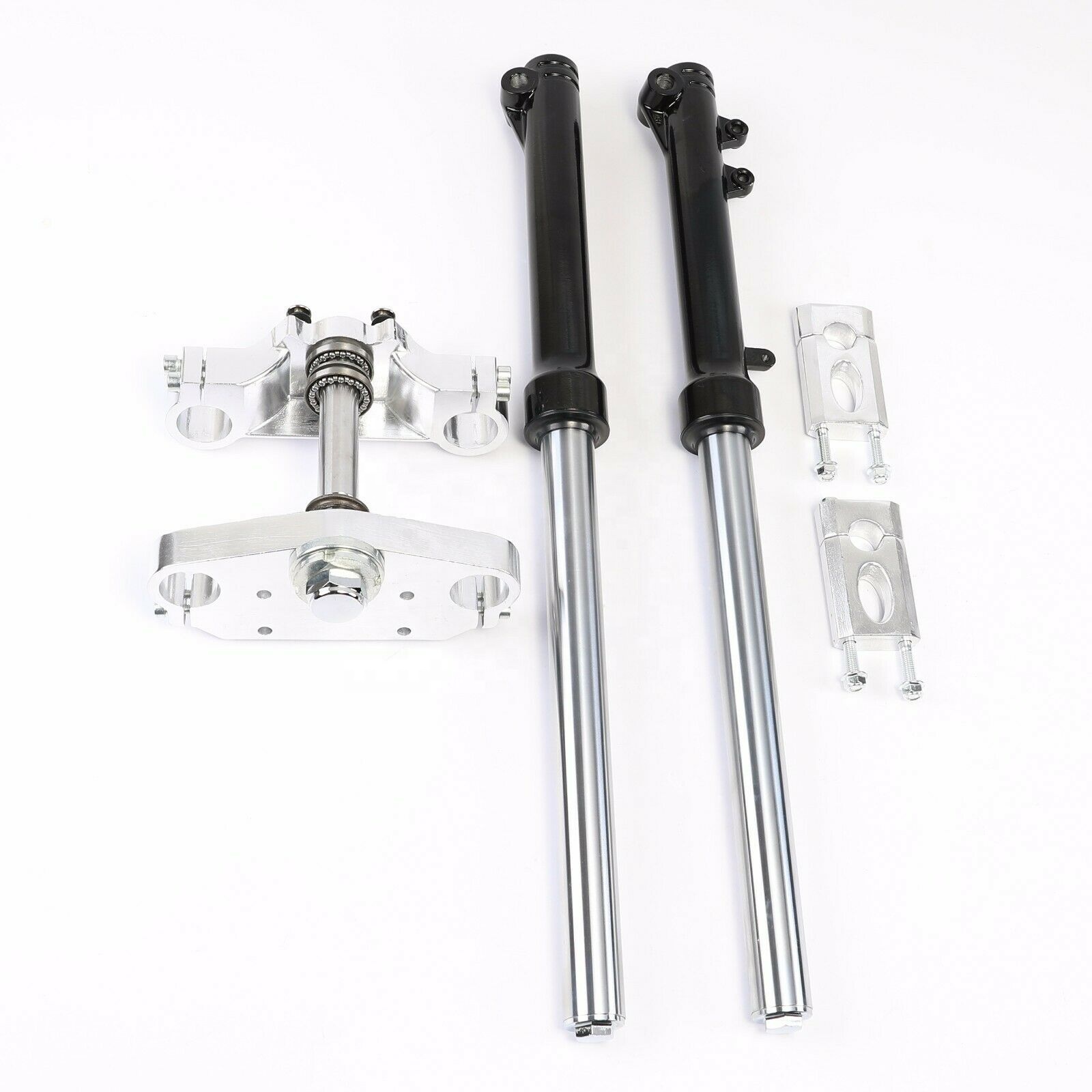 33mm Front Fork Shock Suspension Handlebar Triple Tree Clamp Riser For