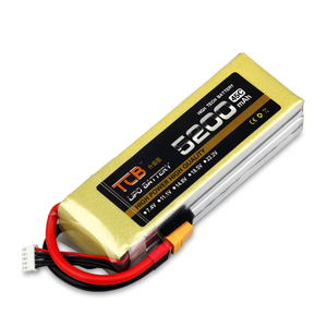 Аккумулятор TCB 14.8В 5200мАч 4S 45C LiPo для радиоуправляемых моделей, катод LiCoO2, 500 циклов, для самолетов, автомобилей, лодок - Product Image 1