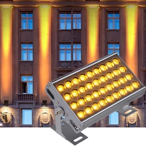 Proyector Arquitectónico de Pared DMX512 48W RGBW <span class=keywords><strong>para</strong></span> Exteriores, COB, Iluminación de Fachadas, Reflector - Product Image 1