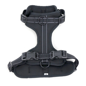 ชุดสายจูงสุนัขทำจากนีโอพรีนชุดสายจูงสัตว์เลี้ยงทำจากไนลอนปรับได้ออกแบบโลโก้ได้ตามต้องการ - Product Image 6