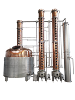 Équipement de distillation haute performance DYE 4000L pour spiritueux neutres - Système de chaisseur multi-colonnes pour la vodka et l'alcool industriel