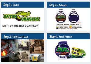 Özel Logo emaye altın gümüş bronz/bakır ödülü madalyon 3D Metal 1st <span class=keywords><strong>2nd</strong></span> 3rd yer spor Pickleball madalya - Product Image 4