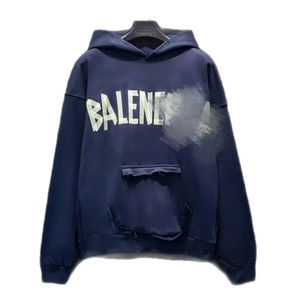 Верная версия, брендовая осенне-зимняя Новая Винтажная толстовка с капюшоном в стиле пар, свободная посадка, из 100% хлопка, не сгибается, флиса - Product Image 5