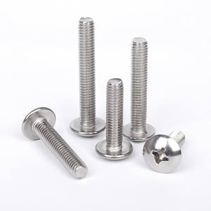 Pernos de Cabeza Redonda de Acero Inoxidable 316 de Grado Marino, Cepillados, Antioxidantes e Impermeables - Product Image 2