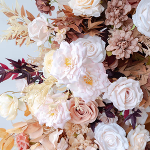 Decoraciones Rústicas para Bodas, Artículos de Otoño, Flores Artificiales de Alta Calidad, Panel de Fondo para Bodas, Decoración de Piso, Arco Floral - Product Image 3