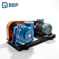 Pompa Transfer Lumpur Batubara Kapasitas Tinggi 118m Head Pompa Horizontal untuk Fasilitas Tambang Batubara