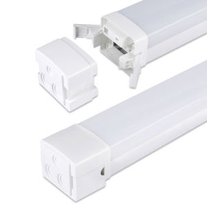 Hot Sale 0.6m 1.2m 2.4m Emergency Lighting Ip65 Ip66 Waterproof Full Pc <b>Led</b> Tri Proof Light Linkable Batten Linear Lamp Fixtures - Product Image 2