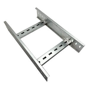 Vente en gros directe de plateaux à câbles de type échelle en acier inoxydable et en acier galvanisé pour les projets de câblage intérieurs et extérieurs - Product Image 5
