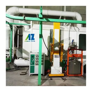 Steel Structure Powder Coating Production Line For Wheel Rim