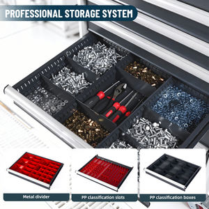 Armario de Herramientas Rockshell, Gabinete de Acero con Cajones para Herramientas, Armario de Almacenamiento Industrial de Metal, Almacenamiento para Taller, <span class=keywords><strong>Estación</strong></span> de Reparación de Aviones - Product Image 3