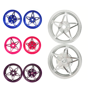 Jantes de roue (avant et arrière) 12 pouces (alliage) Moyeu de roue Jantes Velg pour <span class=keywords><strong>Vespa</strong></span> Sprint Primavera 150 Accessoires de moto - Product Image 1