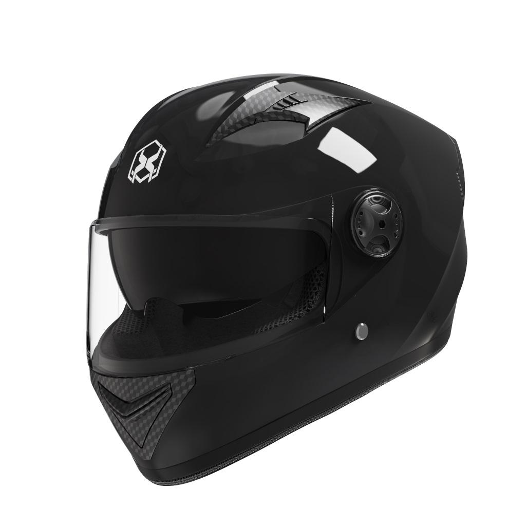 Couleur unie-Noir brillant