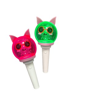 แท่งไฟอะคริลิครูปหูน่ารัก 15 สี ไฟ LED เรืองแสง ปุ่มกดแบบแมนนวล ใช้สำหรับคอนเสิร์ตดนตรี งานอนิเมะ และงานอื่นๆ - Product Image 1