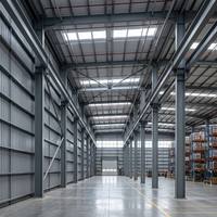 Construction préfabriquée en acier de haute qualité, structure en acier préfabriquée pour l'utilisation en entrepôt de stockage