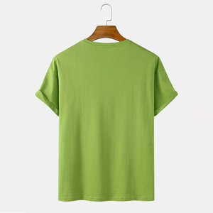 เสื้อยืดคอกลมผู้ชาย ผ้าฝ้าย 100% คุณภาพสูง โลโก้ด้านหน้า แห้งเร็ว ระบายอากาศดี เหมาะสำหรับออกกำลังกาย แขนสั้น น้ำหนัก 220 กรัม ราคาขายส่ง - Product Image 2