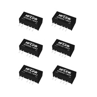 Hi-Link A0505S-1WR3 Modul Catu Daya DC-DC Output Ganda 5V Ke 3.3V 5V 9V 12V 15V 24V 1W Konverter Ukuran Kecil